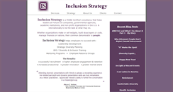 Desktop Screenshot of inclusionstrategy.com