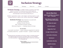 Tablet Screenshot of inclusionstrategy.com